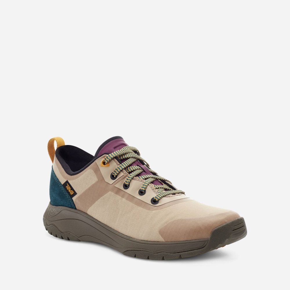 Beige Women's Teva Gateway Low Sneakers | 296-KEMZUS