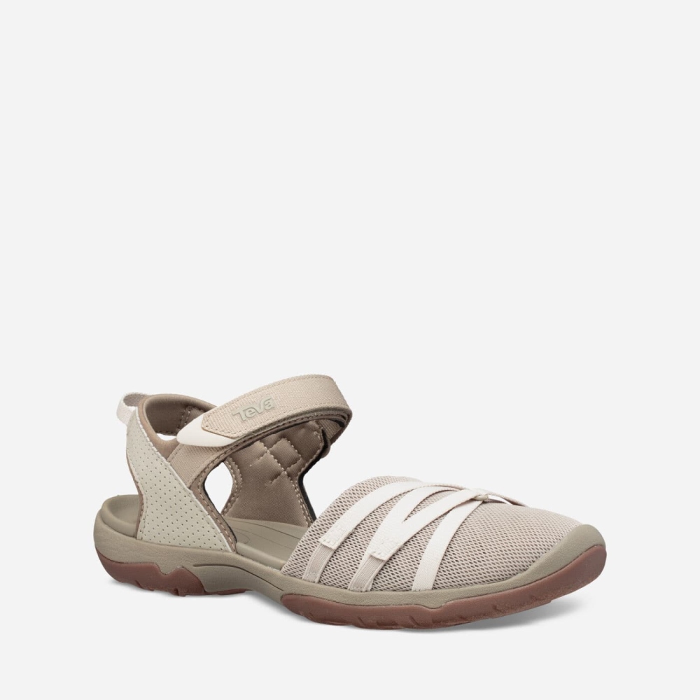 Beige Women's Teva Tirra CT Hiking Sandals | 231-GNASMQ