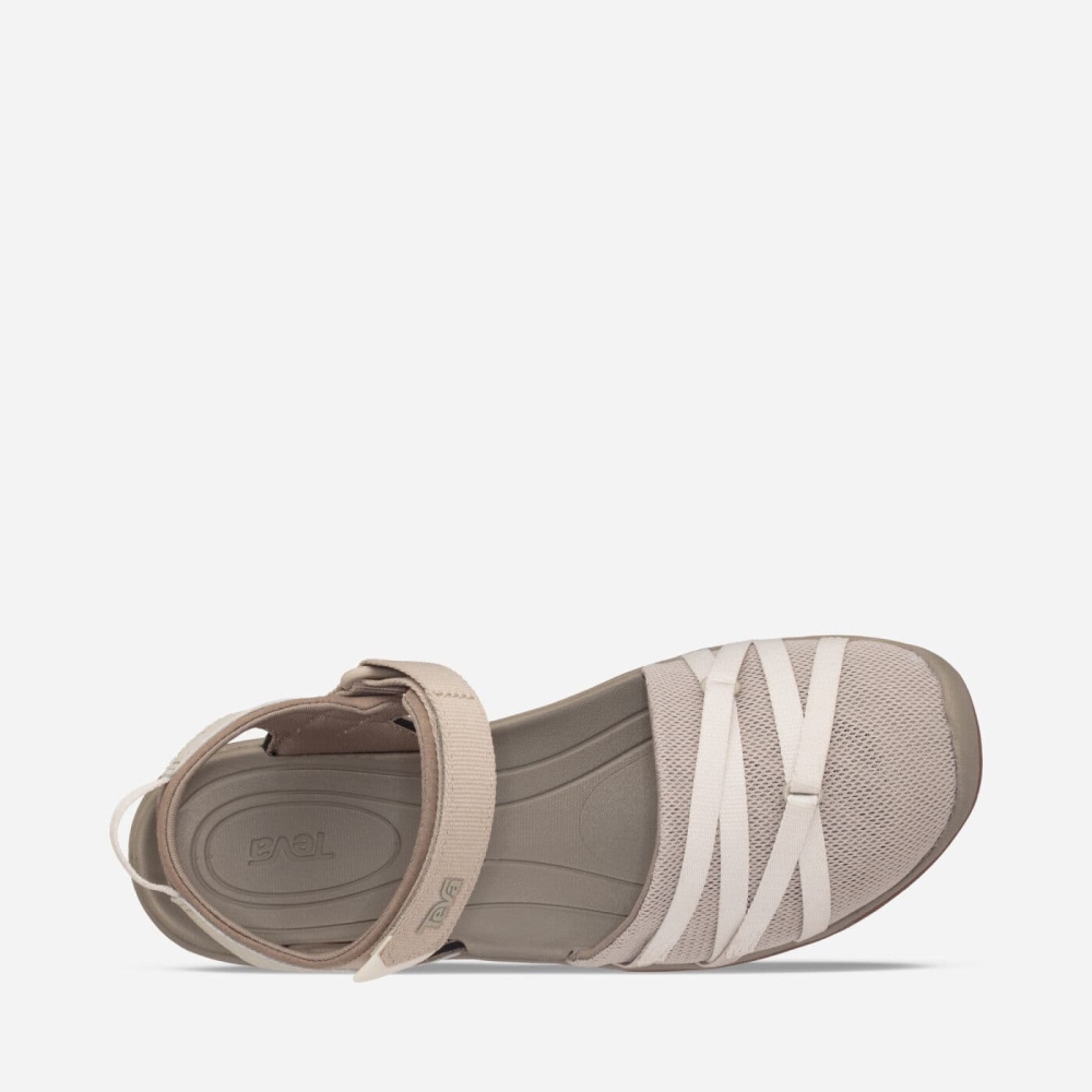 Beige Women's Teva Tirra CT Hiking Sandals | 231-GNASMQ