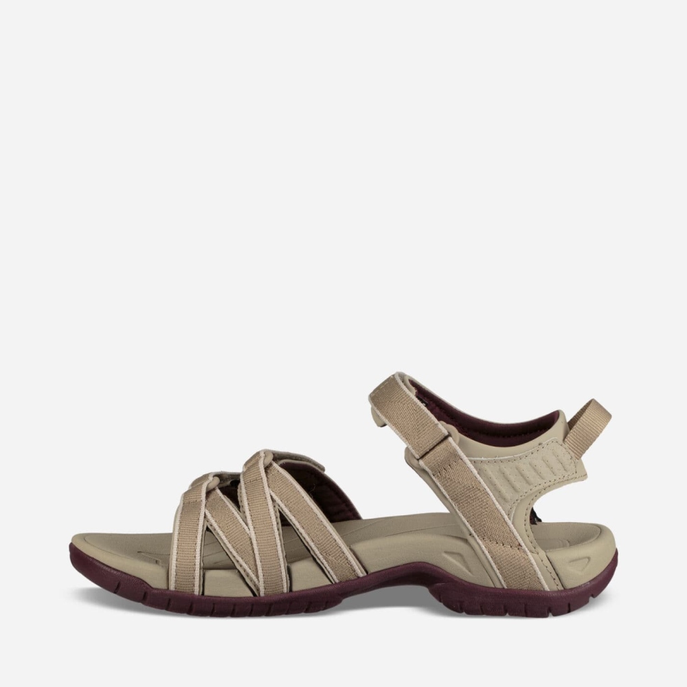 Beige Women's Teva Tirra Hiking Sandals | 409-QNUBJE