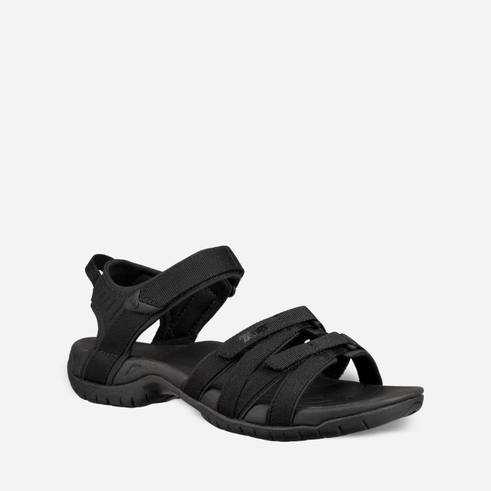 Black Black Women's Teva Tirra Hiking Sandals | 743-MPOVLT