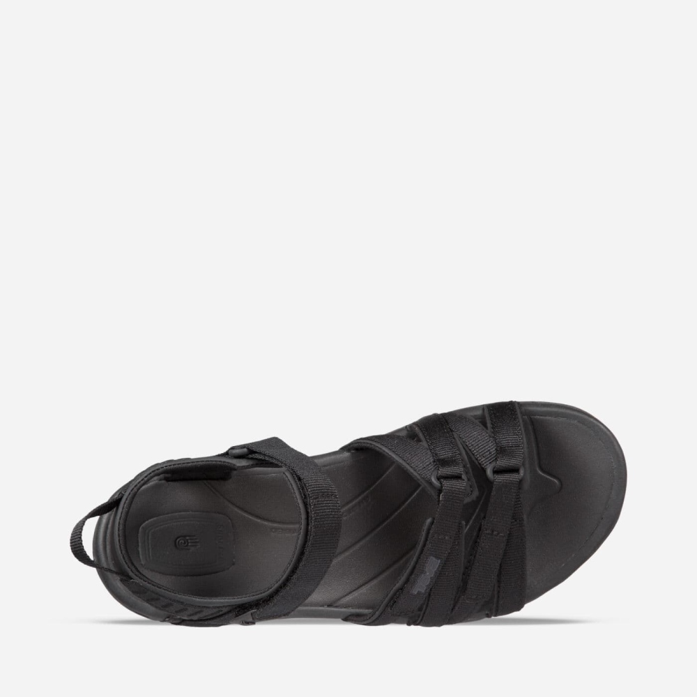 Black Black Women's Teva Tirra Hiking Sandals | 743-MPOVLT