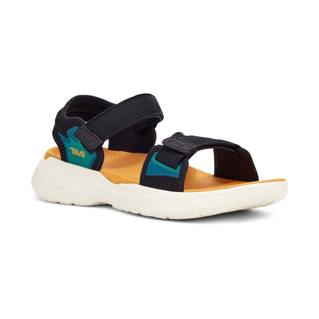 Black Blue Men's Teva Zymic Sandals | 307-PUZGHR