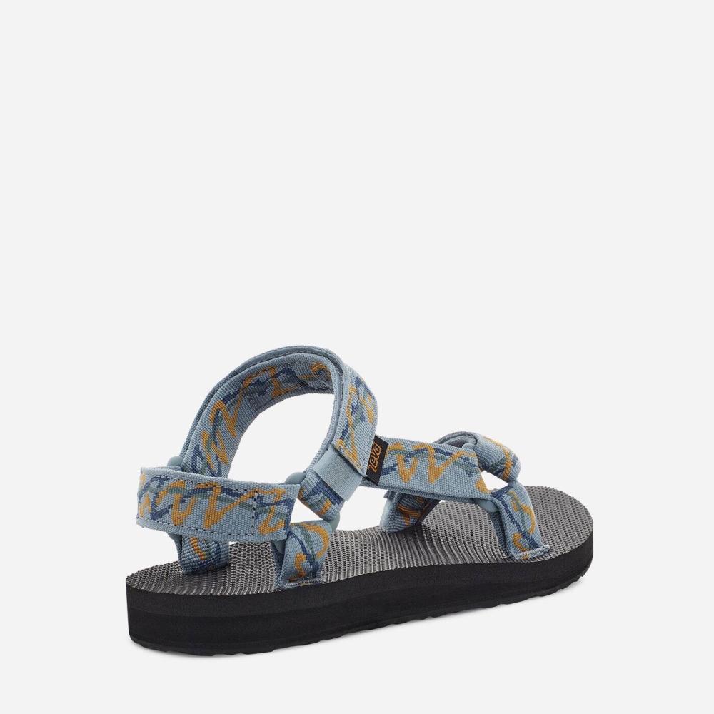 Black Blue Women's Teva Original Universal Hiking Sandals | 582-DTCHNL