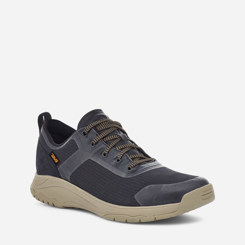 Black Grey Men's Teva Gateway Low Hiking Shoes | 580-YJEBAH