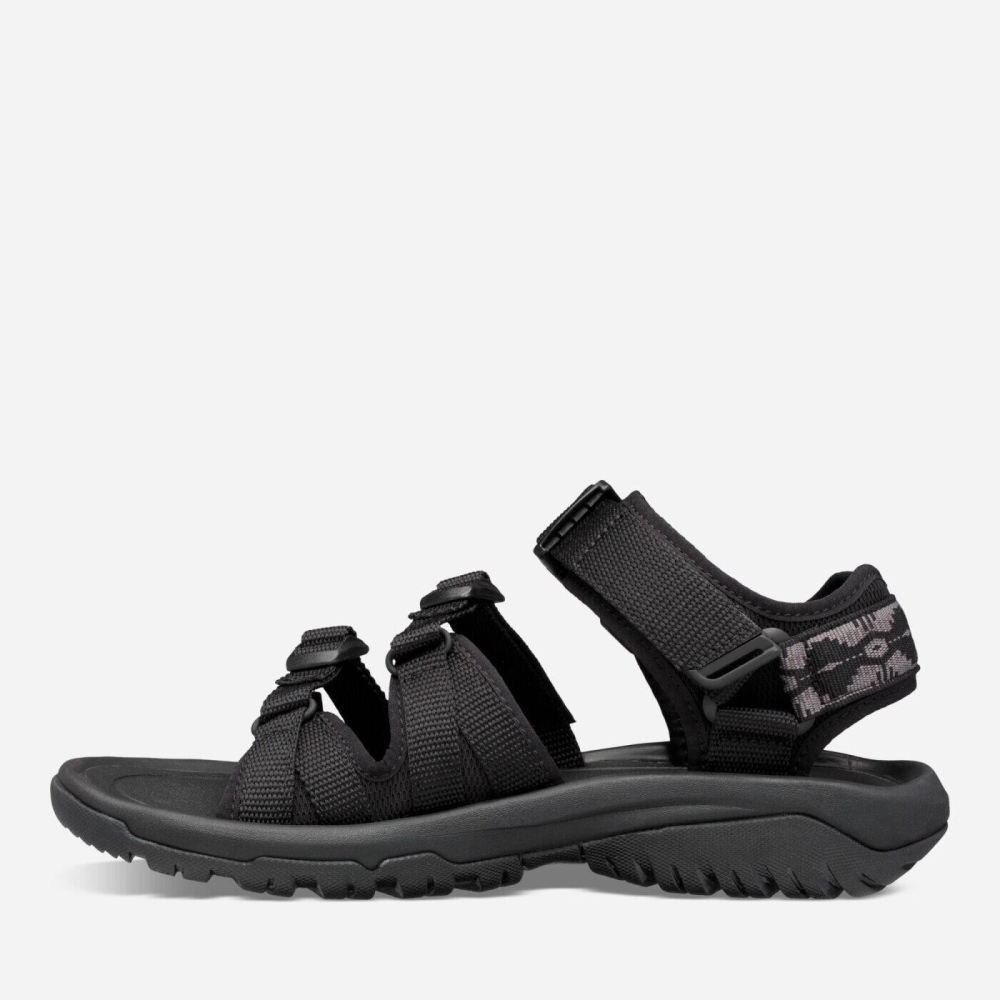 Black Grey Men's Teva Hurricane XLT2 Alp Sandals | 174-WKDMNZ