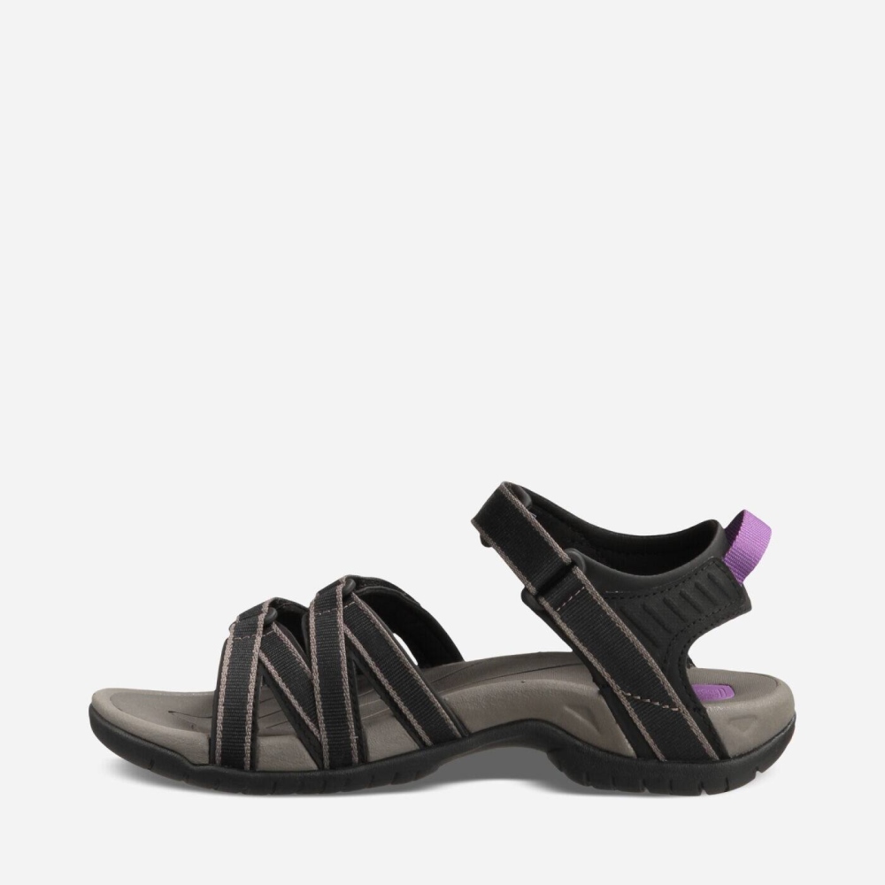 Black Grey Women's Teva Tirra Hiking Sandals | 630-ZCITBW