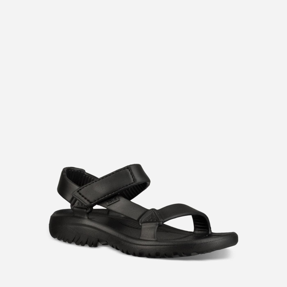 Black Kids' Teva Hurricane Drift Hiking Sandals | 307-MQYRBV