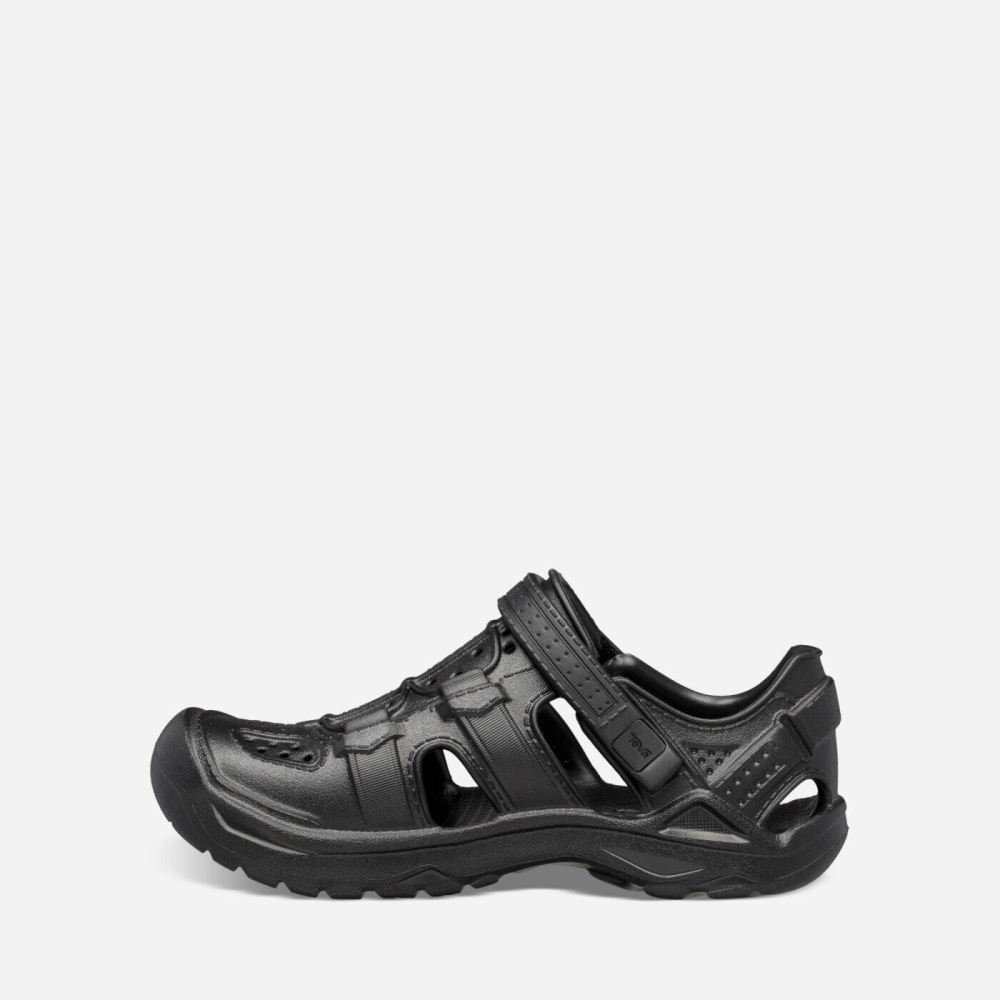 Black Kids' Teva Omnium Drift Hiking Shoes | 598-HQUYFG