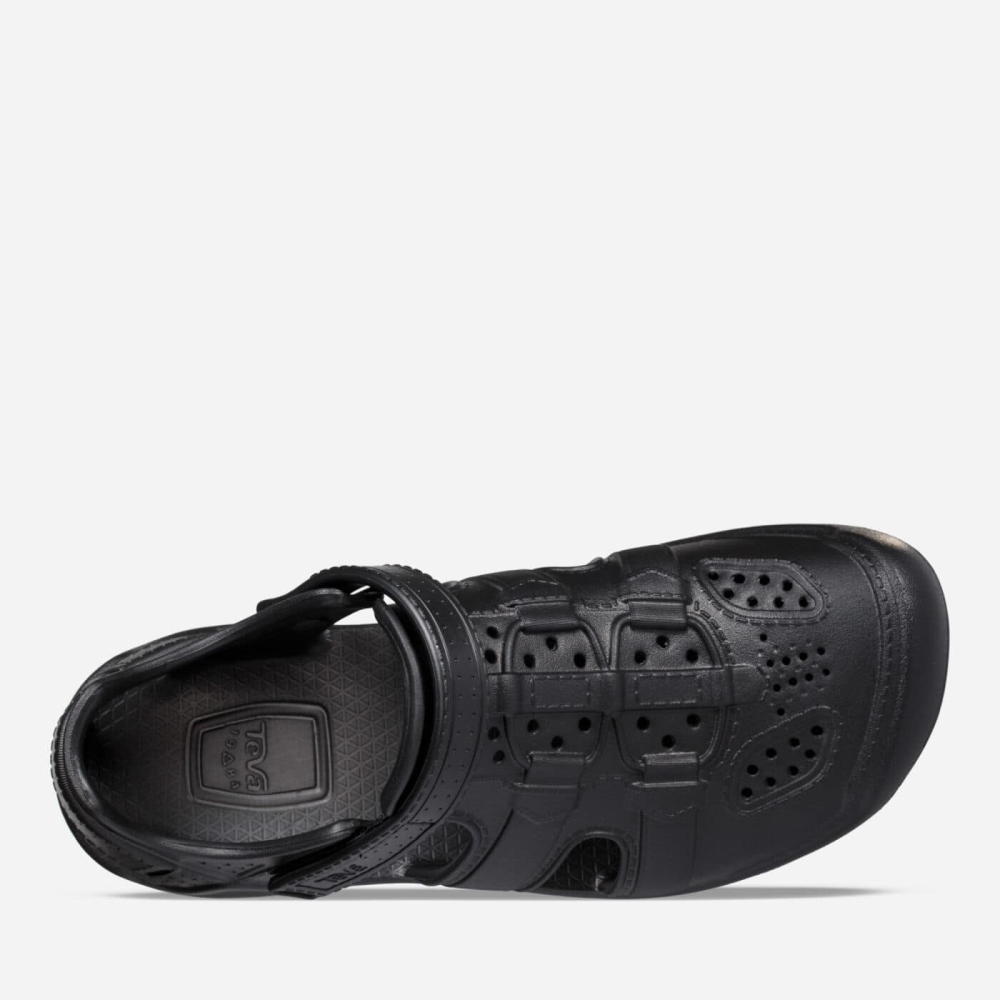 Black Kids' Teva Omnium Drift Slip On Shoes | 927-DBNYVM