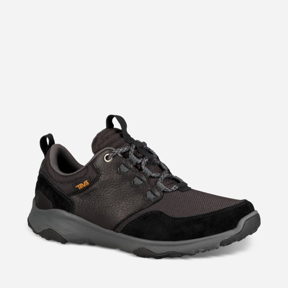 Black Men's Teva Arrowood Venture WP Sneakers | 150-KOLNQZ