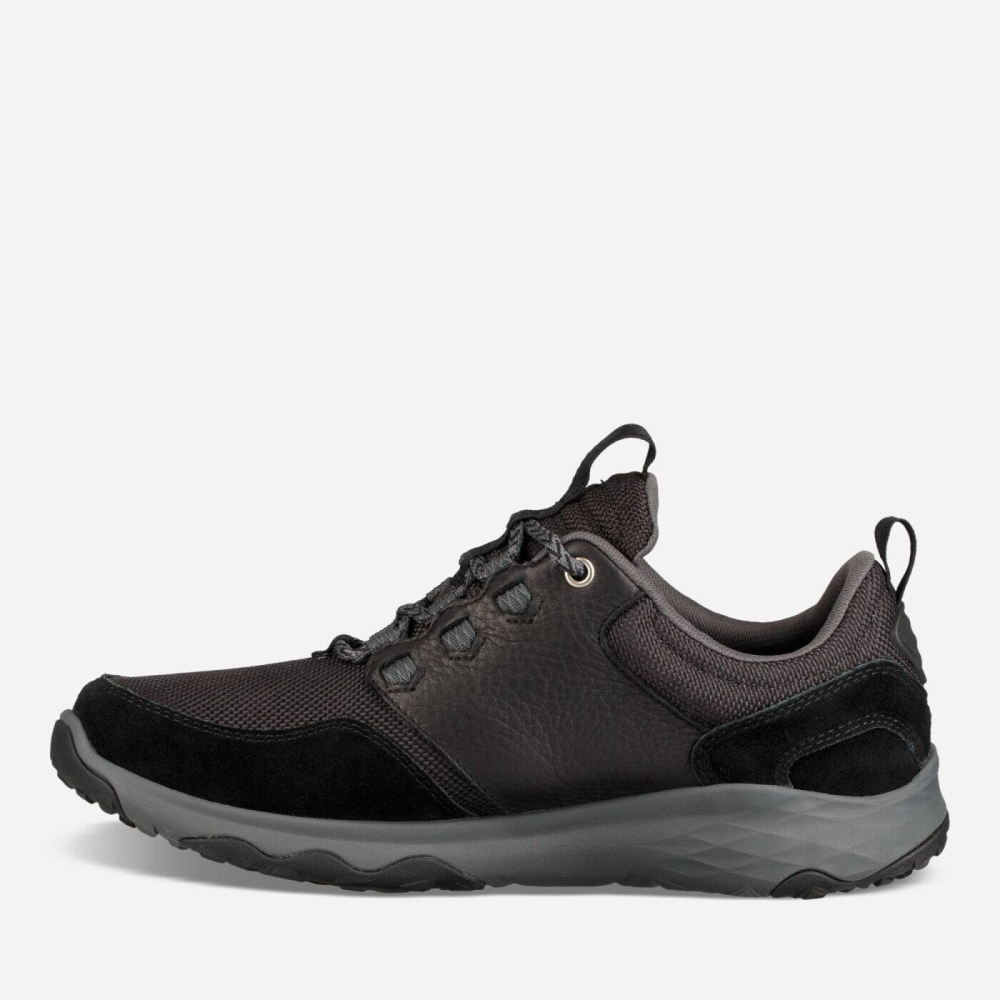 Black Men's Teva Arrowood Venture WP Sneakers | 150-KOLNQZ