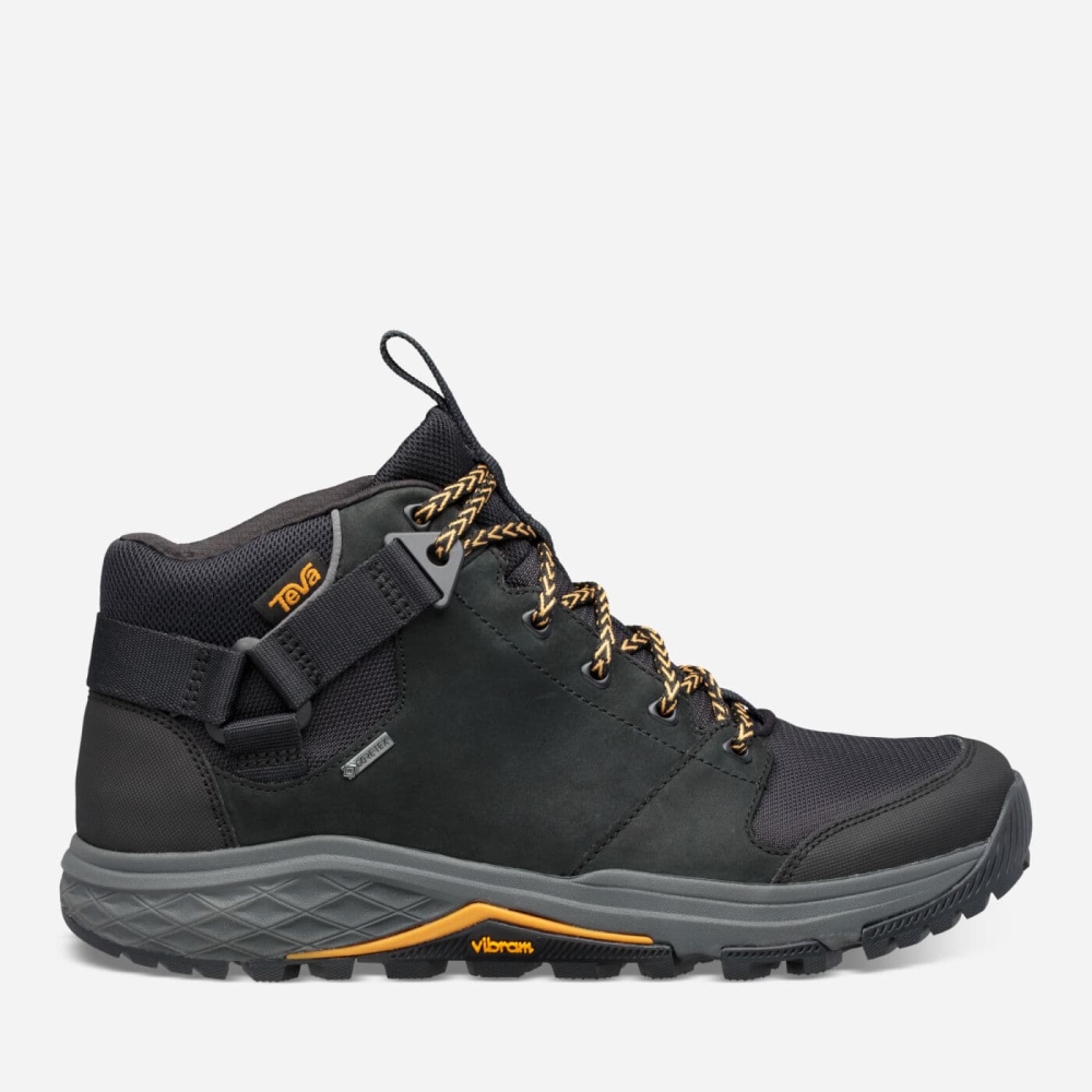 Black Men\'s Teva Grandview GTX Boots | 862-AJLGXM