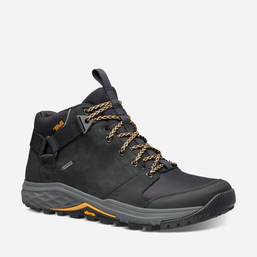 Black Men's Teva Grandview GTX Hiking Shoes | 193-RHAJPD