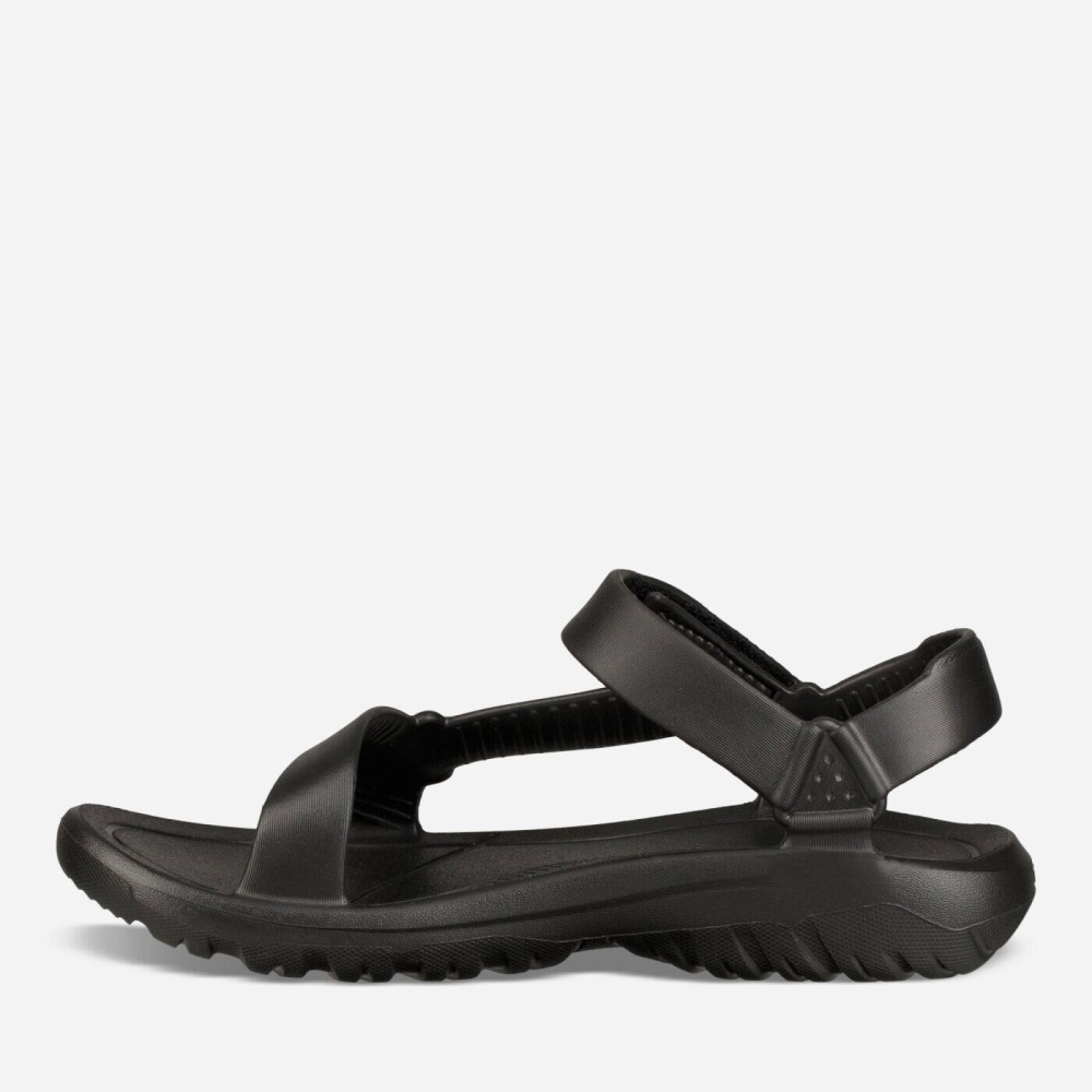 Black Men's Teva Hurricane Drift Sandals | 023-ZGXRET