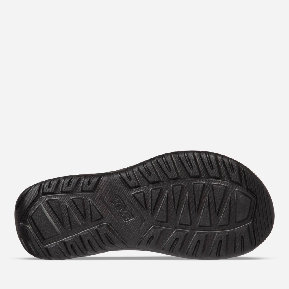 Black Men's Teva Hurricane Drift Sandals | 023-ZGXRET