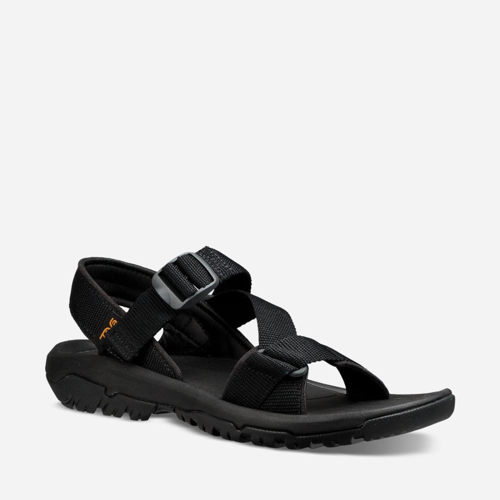 Black Men's Teva Hurricane XLT2 Cross Strap Hiking Sandals | 481-FQYTGN