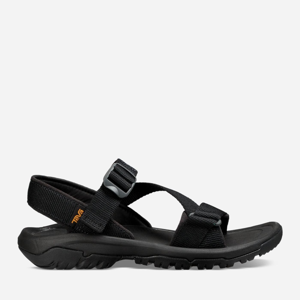 Black Men\'s Teva Hurricane XLT2 Cross Strap Hiking Sandals | 481-FQYTGN