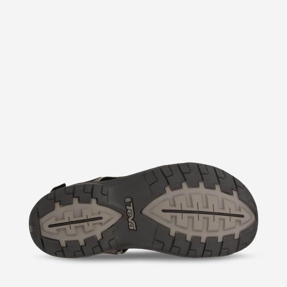 Black Men's Teva Minam Hiking Sandals | 035-TJRGDN