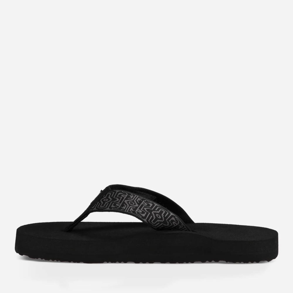 Black Men's Teva Original Mush Flip Flops | 485-ACXREJ