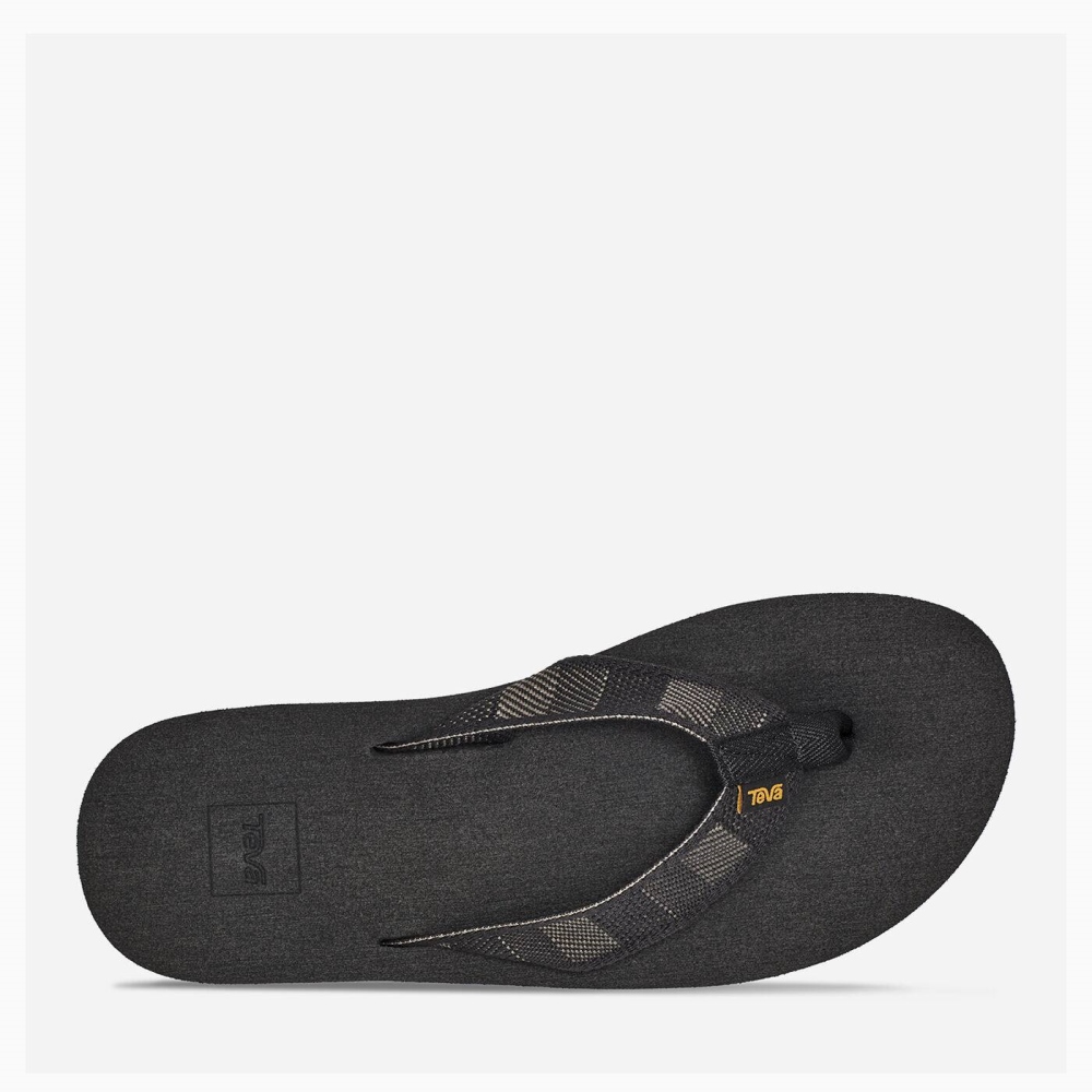 Black Men's Teva Original Mush Sandals | 546-SGXPEC