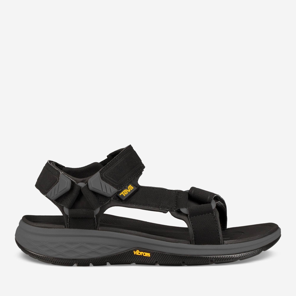 Black Men\'s Teva Strata Universal Sandals | 893-PZJOBR