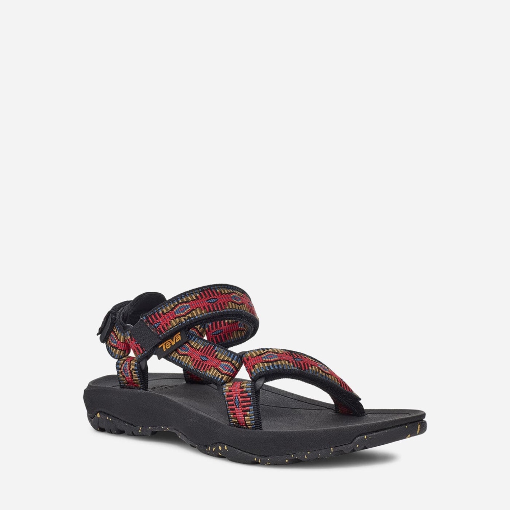 Black Red Kids' Teva Hurricane XLT2 Hiking Sandals | 360-ZQRISH