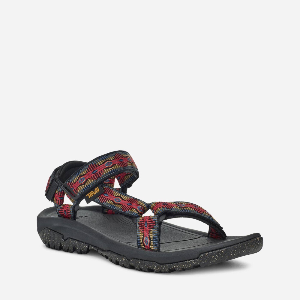 Black Red Men's Teva Hurricane XLT2 Sandals | 231-FJHSEB