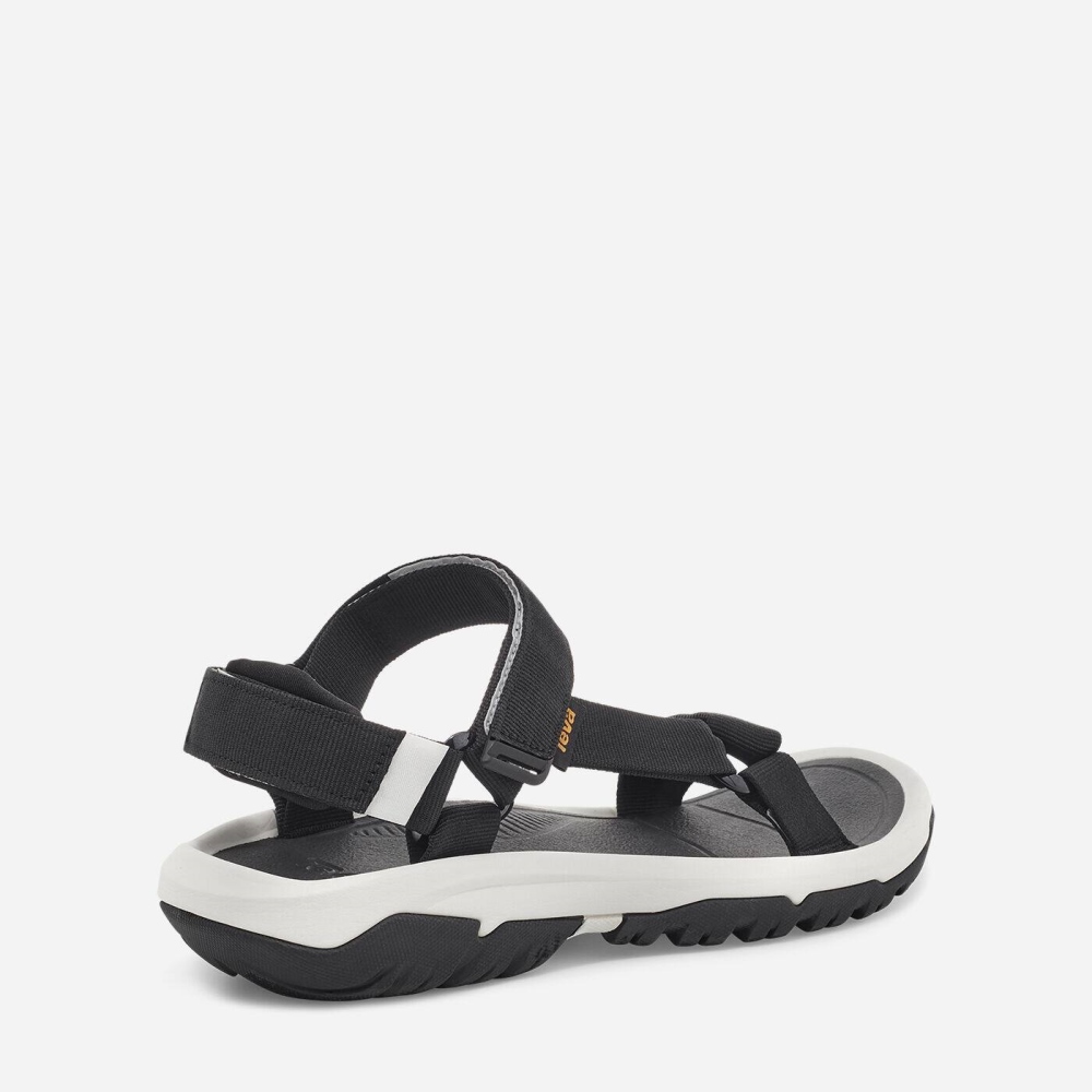 Black White Men's Teva Hurricane XLT2 Hiking Sandals | 654-ZWRLBG