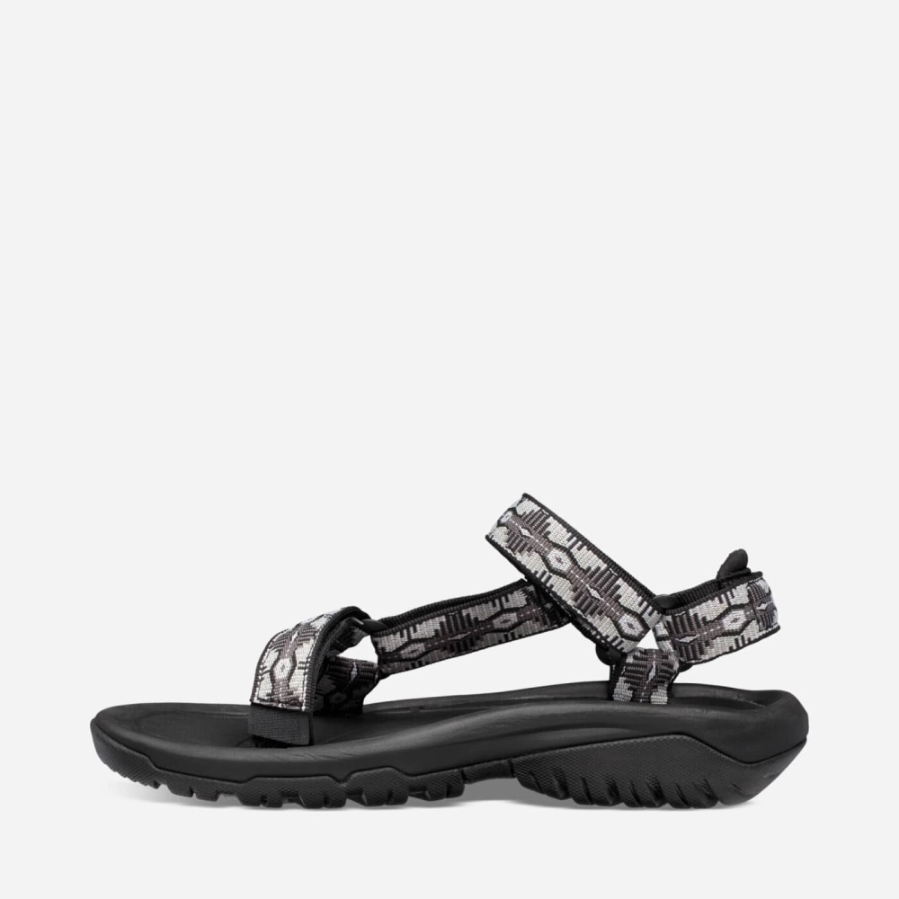 Black White Women's Teva Hurricane XLT2 Hiking Sandals | 154-GOJQAL