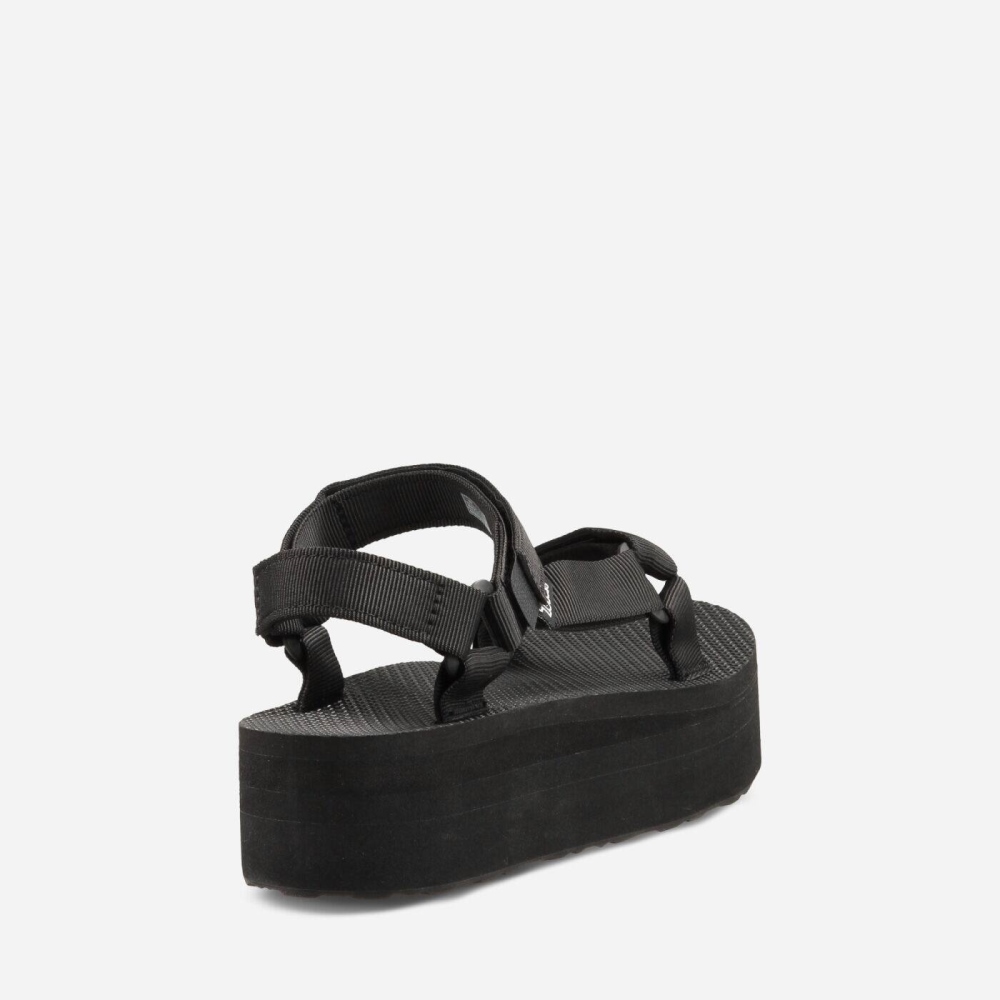 Black Women's Teva Flatform Universal Flatform Sandals | 613-CXTYRJ