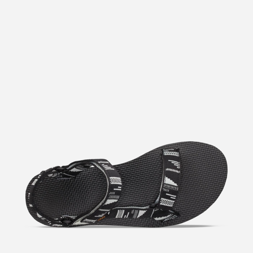 Black Women's Teva Flatform Universal Flatform Sandals | 827-CYAVBK