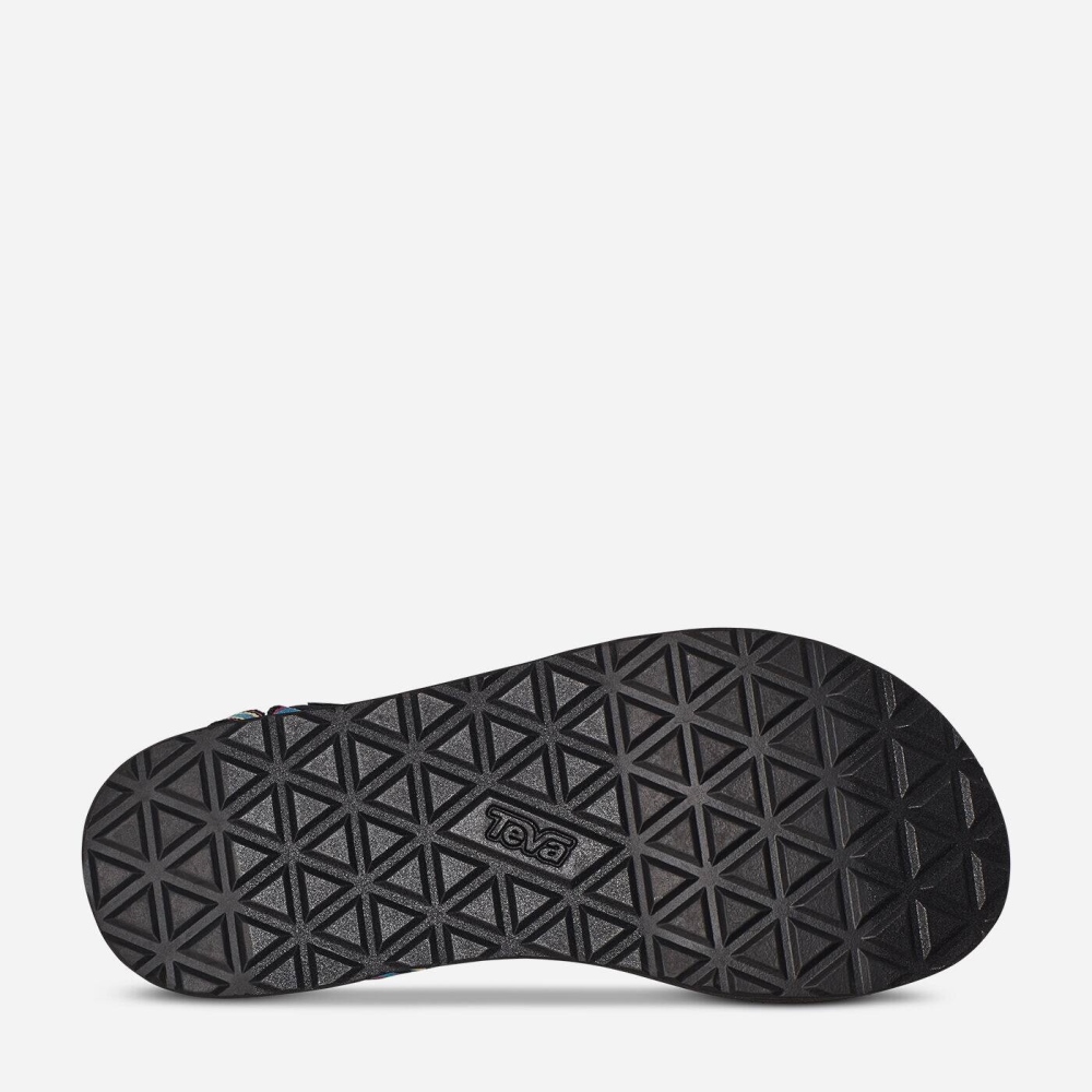 Black Women's Teva Midform Universal Flatform Sandals | 352-AFUKZS