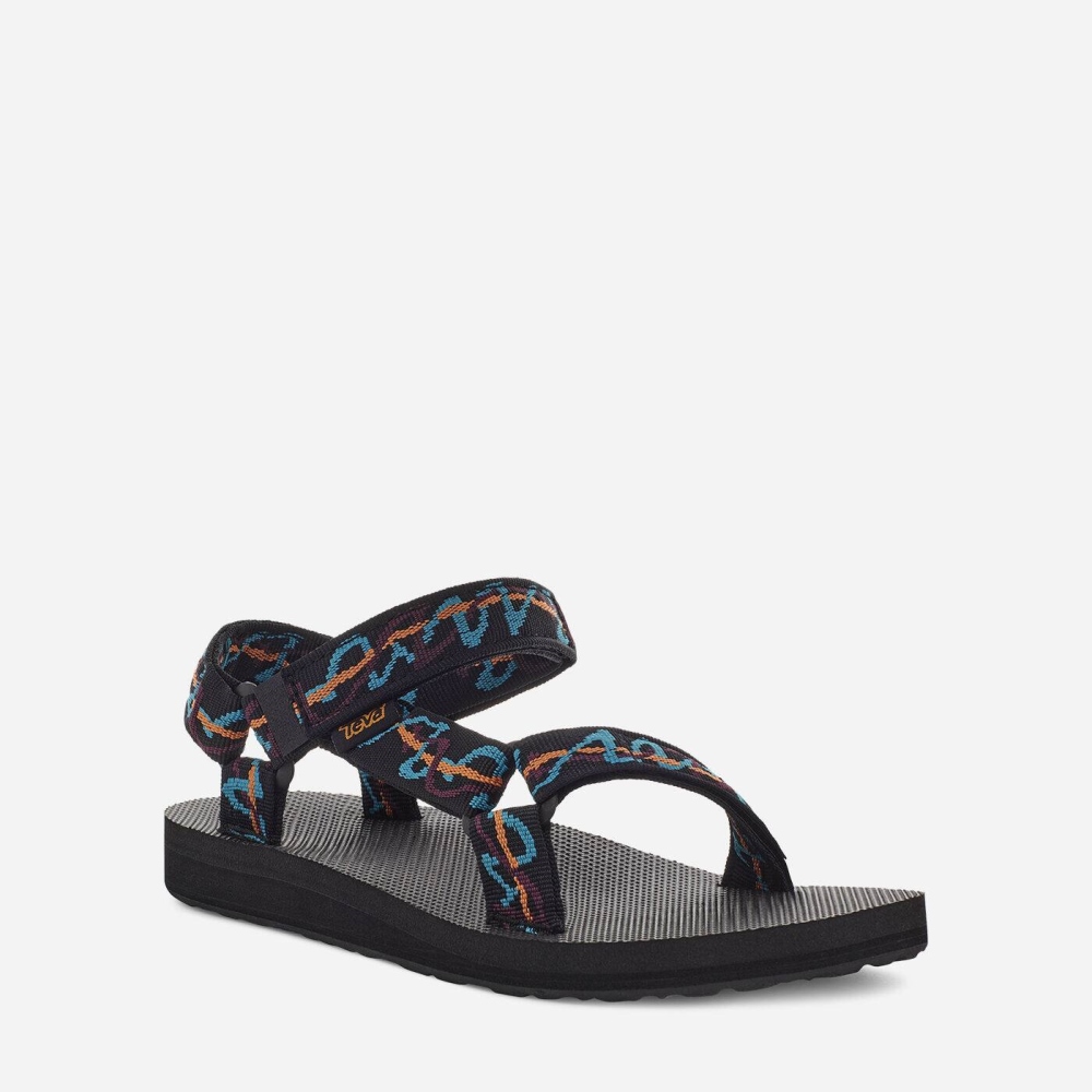 Black Women's Teva Original Universal Hiking Sandals | 173-NOLQMX