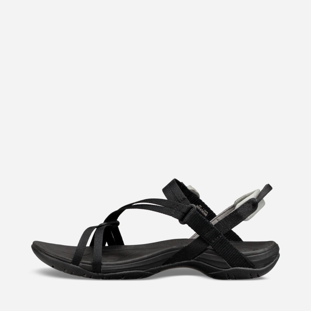 Black Women's Teva Sirra Hiking Sandals | 081-SZJKTO