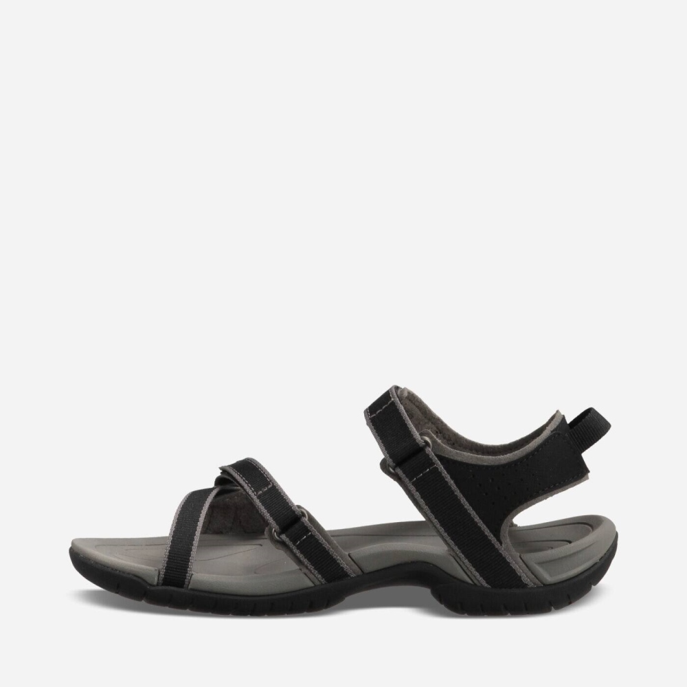 Black Women's Teva Verra Hiking Sandals | 064-LZJVRM