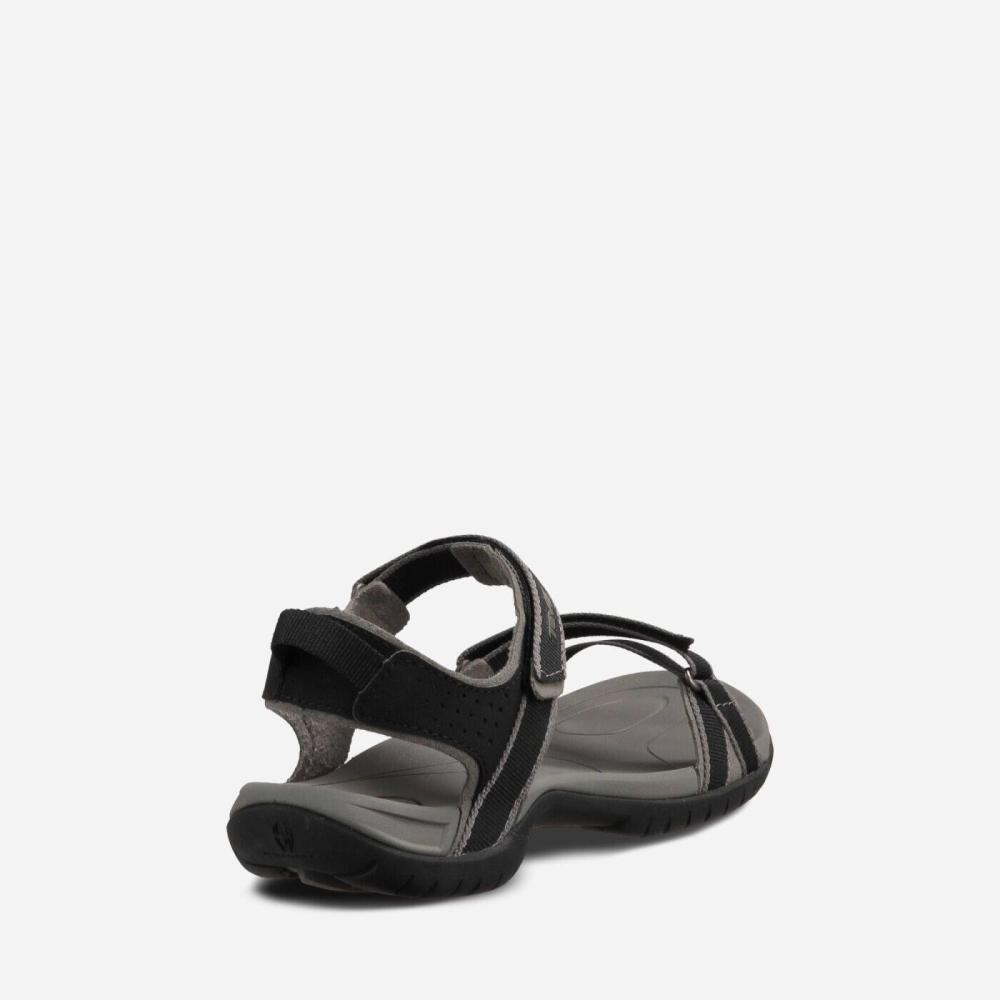 Black Women's Teva Verra Hiking Sandals | 064-LZJVRM