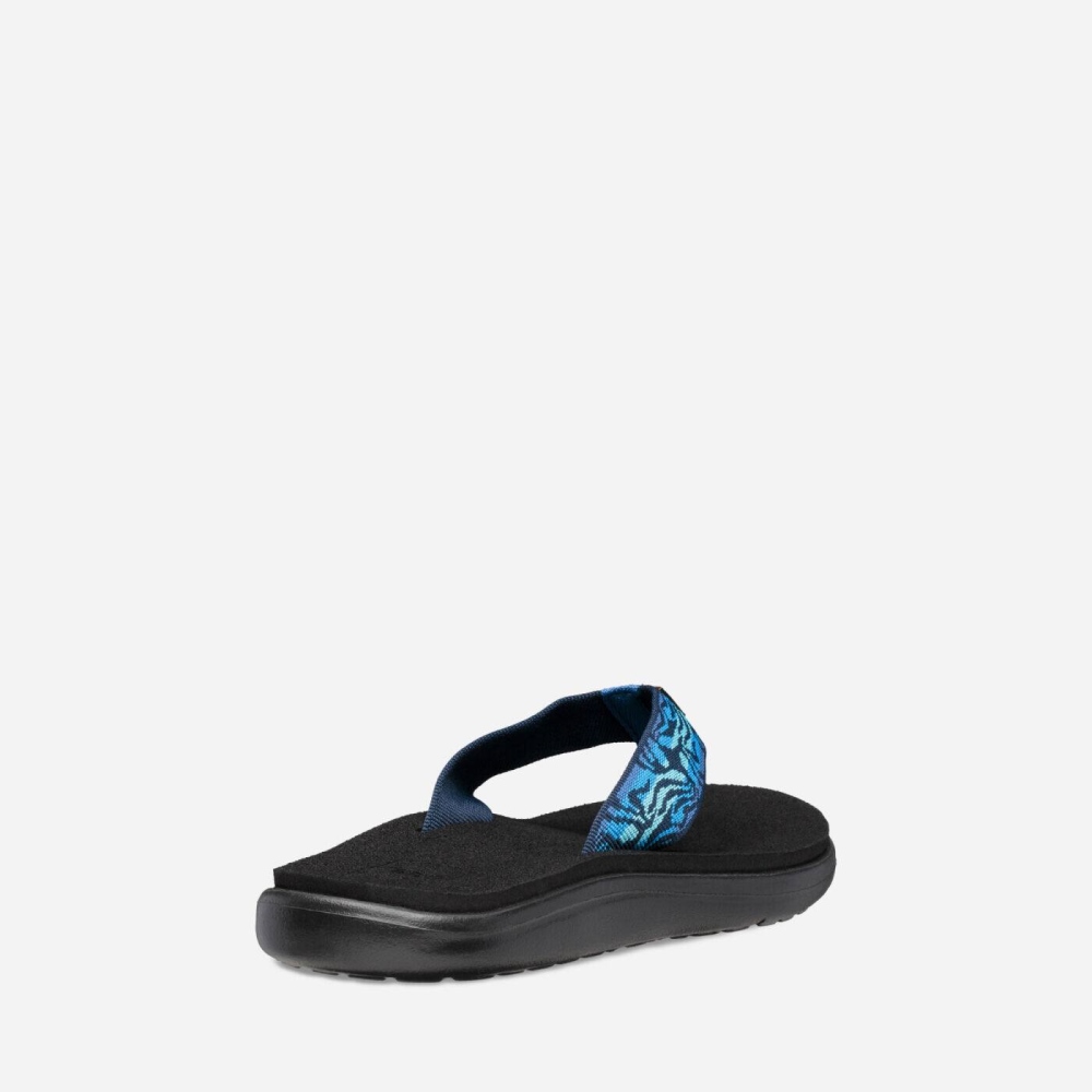 Black Women's Teva Voya Flip Flops | 251-NGLQPU