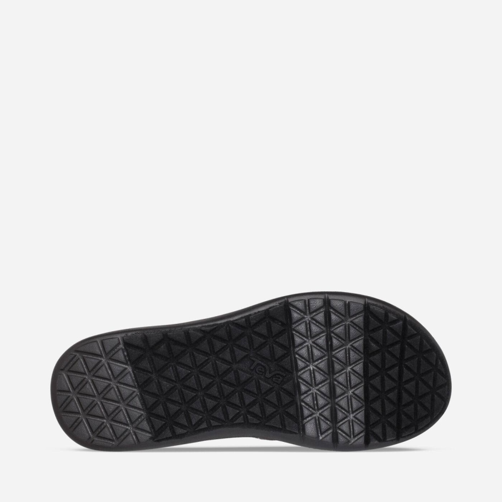 Black Women's Teva Voya Flip Flops | 251-NGLQPU