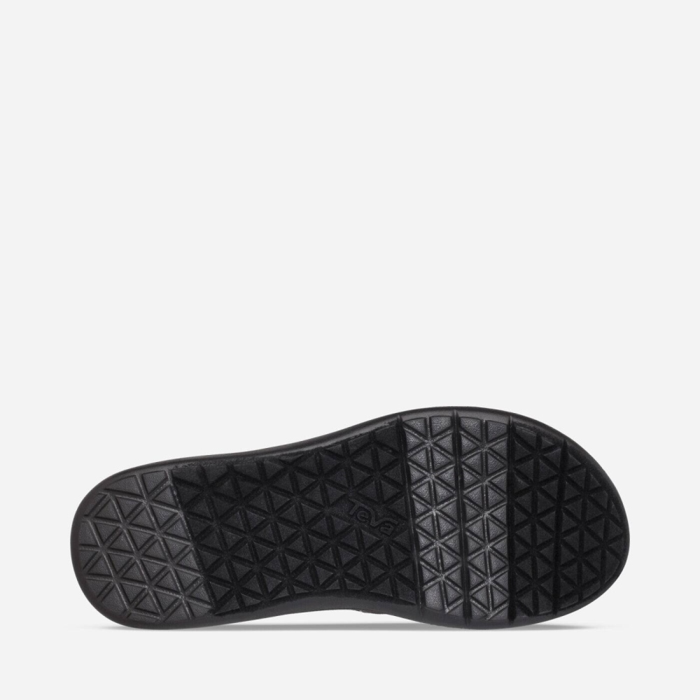 Black Women's Teva Voya Flip Flops | 271-TIYGJH