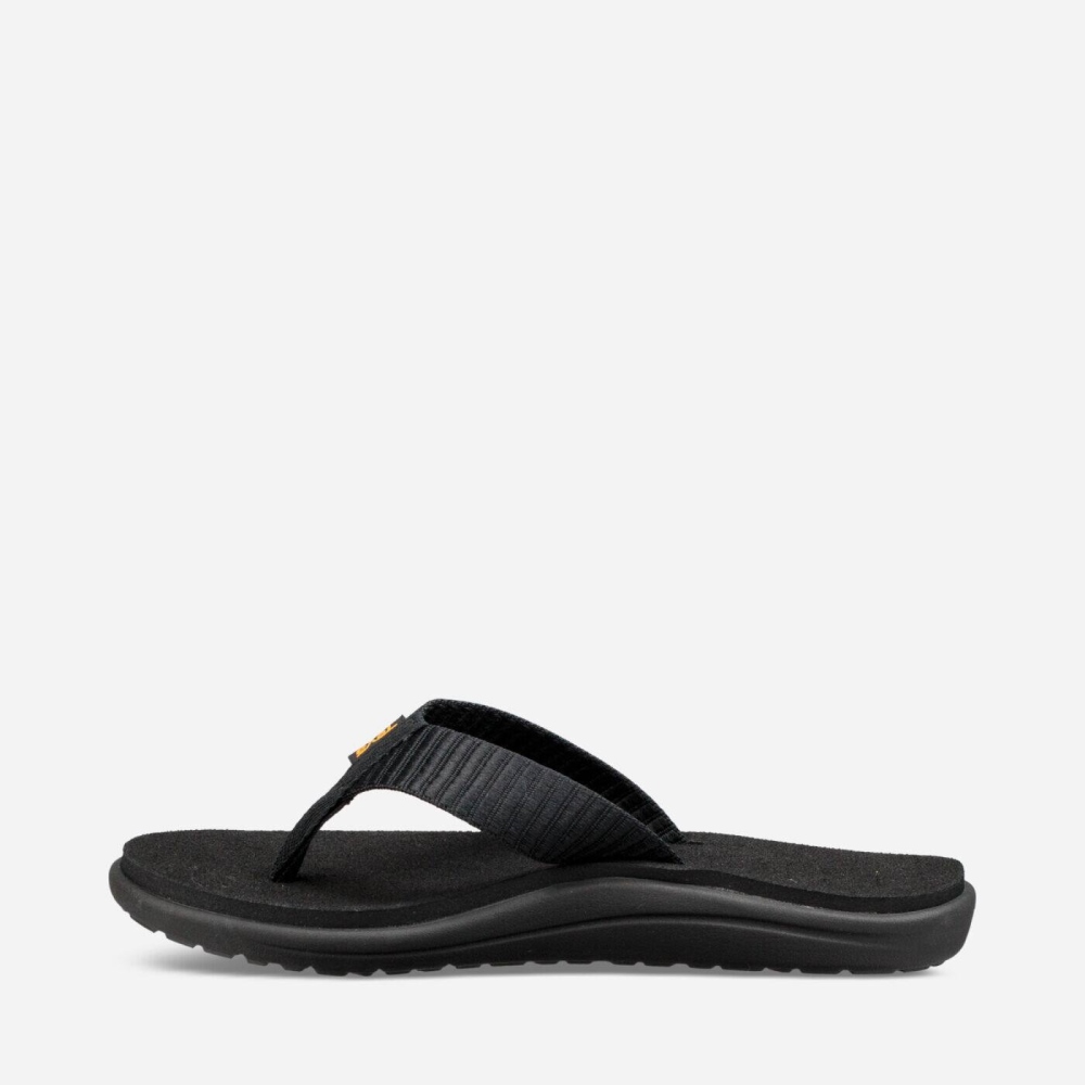 Black Women's Teva Voya Flip Flops | 960-NTZDSG