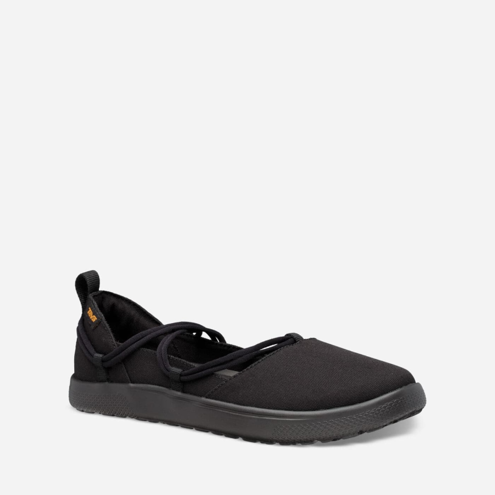 Black Women's Teva Voya Infinity MJ Slip On Shoes | 158-QRFPDT