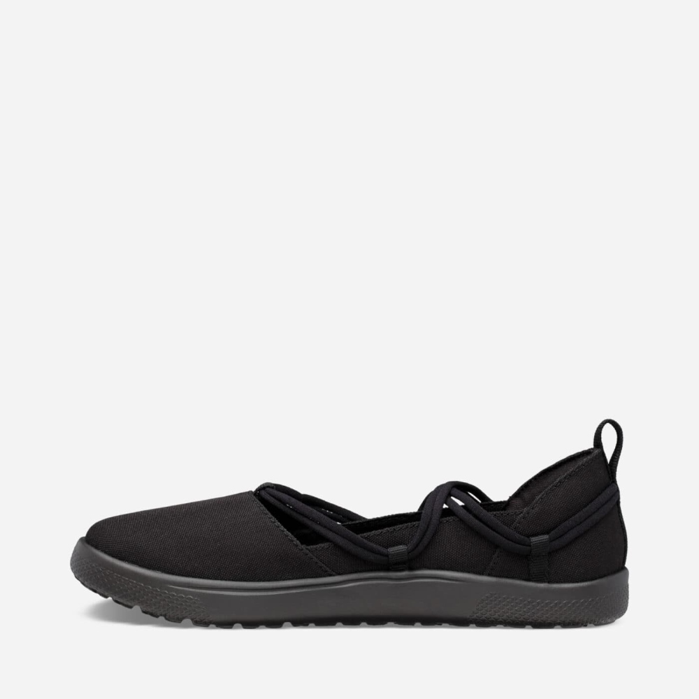 Black Women's Teva Voya Infinity MJ Slip On Shoes | 158-QRFPDT