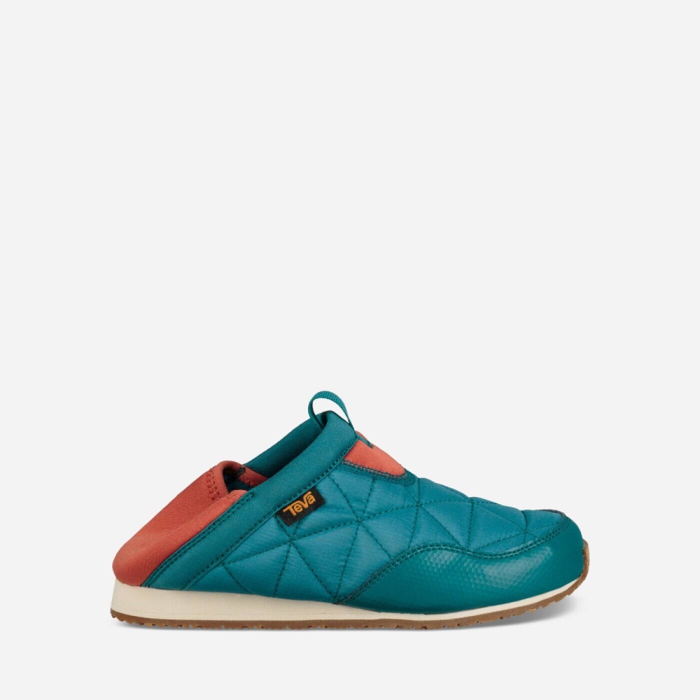 Blue Kids' Teva Ember Moc Slippers | 235-WIHKFN