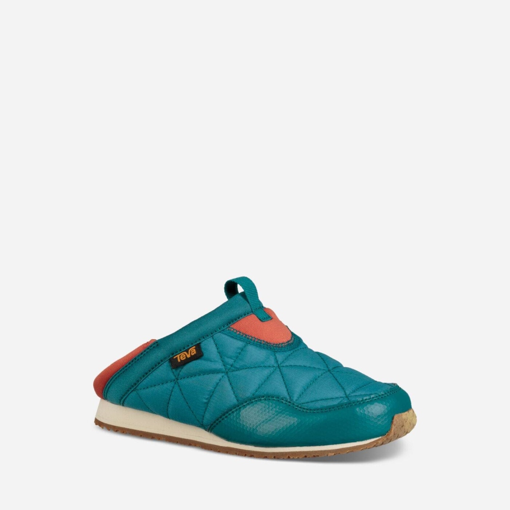 Blue Kids' Teva Ember Moc Slippers | 235-WIHKFN