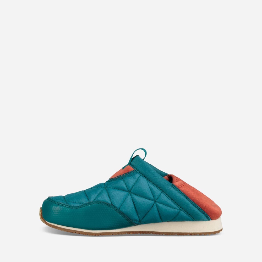 Blue Kids' Teva Ember Moc Slippers | 235-WIHKFN