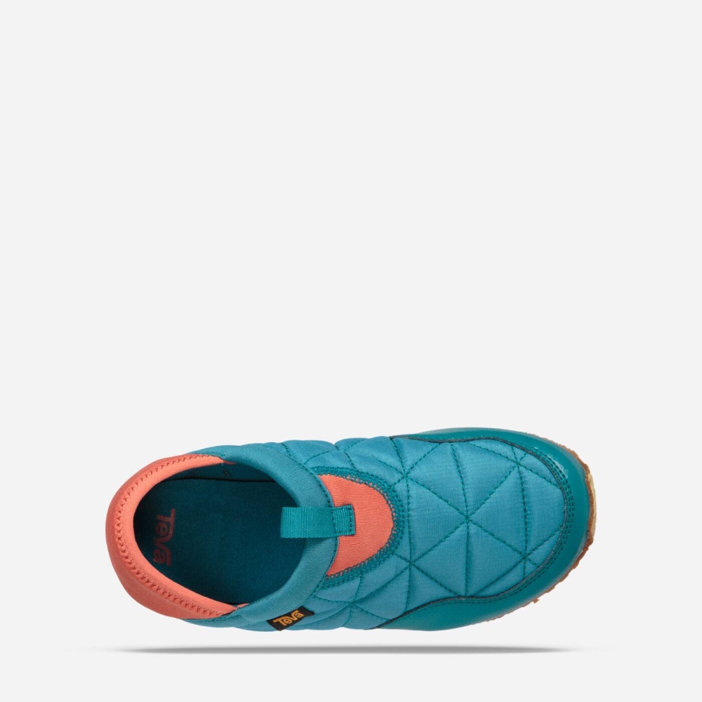 Blue Kids' Teva Ember Moc Slippers | 235-WIHKFN