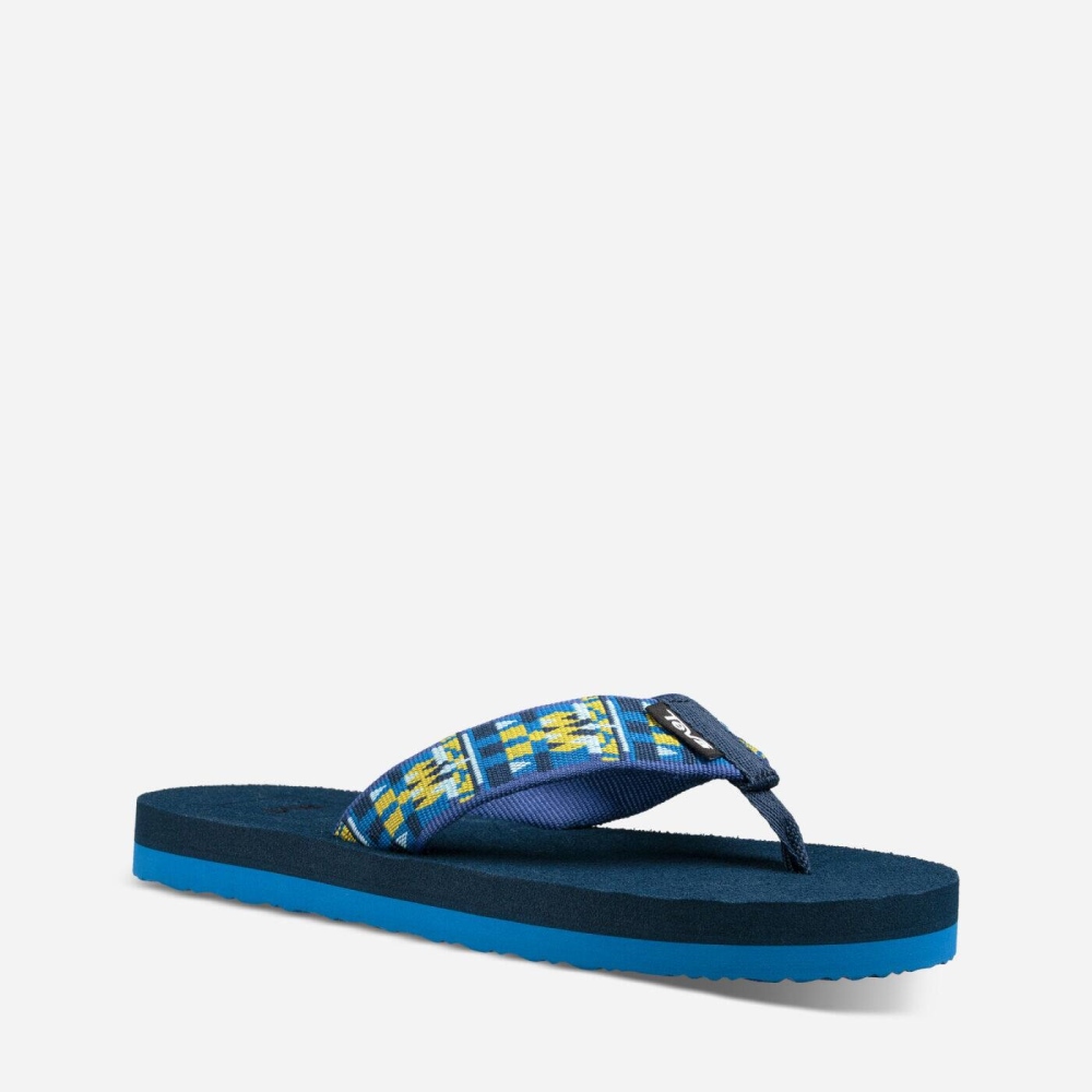 Blue Kids' Teva Mush II Flip Flops | 382-YJWZQF