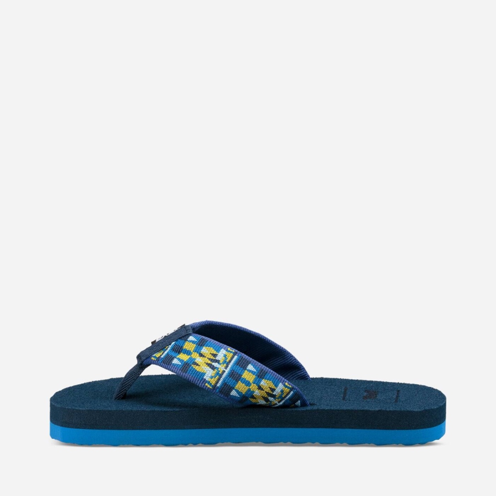 Blue Kids' Teva Mush II Flip Flops | 382-YJWZQF