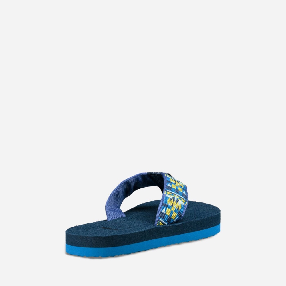 Blue Kids' Teva Mush II Flip Flops | 382-YJWZQF